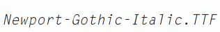 Newport-Gothic-Italic.ttf