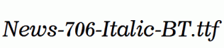 News-706-Italic-BT.ttf