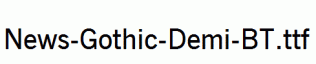 News-Gothic-Demi-BT.ttf