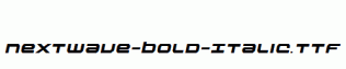 Nextwave-Bold-Italic.ttf