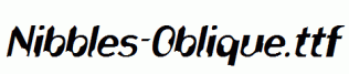 Nibbles-Oblique.ttf