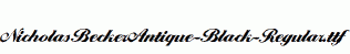 NicholasBeckerAntique-Black-Regular.ttf