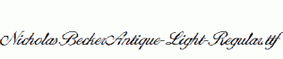 NicholasBeckerAntique-Light-Regular.ttf