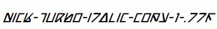 Nick-Turbo-Italic-copy-1-.ttf