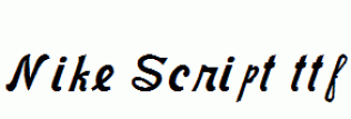 Nike-Script.ttf