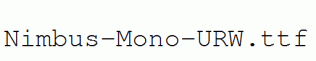 Nimbus-Mono-URW.ttf