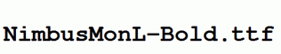 NimbusMonL-Bold.ttf