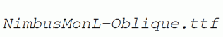 NimbusMonL-Oblique.ttf