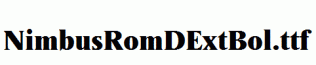 NimbusRomDExtBol.ttf