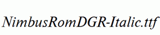 NimbusRomDGR-Italic.ttf