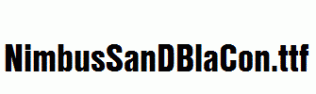 NimbusSanDBlaCon.ttf