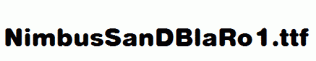 NimbusSanDBlaRo1.ttf