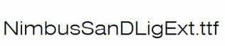 NimbusSanDLigExt.ttf