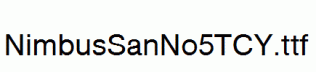 NimbusSanNo5TCY.ttf