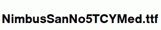 NimbusSanNo5TCYMed.ttf