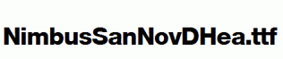 NimbusSanNovDHea.ttf