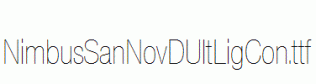 NimbusSanNovDUltLigCon.ttf