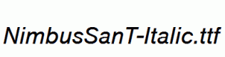 NimbusSanT-Italic.ttf