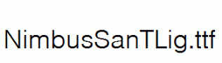 NimbusSanTLig.ttf