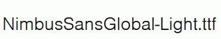 NimbusSansGlobal-Light.ttf