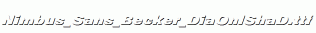 Nimbus_Sans_Becker_DiaOnlShaD.ttf