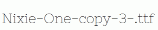 Nixie-One-copy-3-.ttf