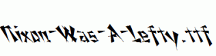Nixon-Was-A-Lefty.ttf