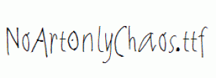 NoArtOnlyChaos.ttf