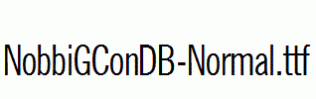 NobbiGConDB-Normal.ttf