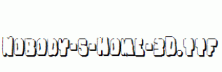 Nobody-s-Home-3D.ttf