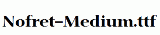 Nofret-Medium.ttf