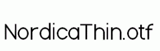 NordicaThin.otf