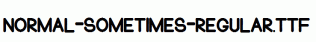 Normal-Sometimes-Regular.ttf