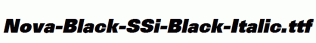 Nova-Black-SSi-Black-Italic.ttf
