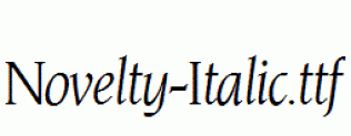 Novelty-Italic.ttf