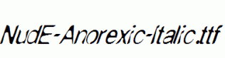 NudE-Anorexic-Italic.ttf