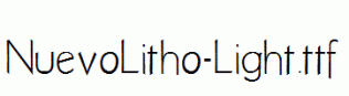 NuevoLitho-Light.ttf