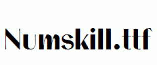Numskill.ttf