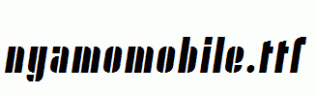 Nyamomobile.ttf