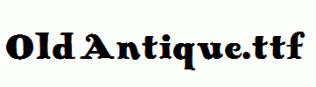 OldAntique.ttf