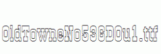 OldTowneNo536DOu1.ttf