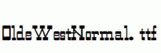 OldeWest-Normal.ttf