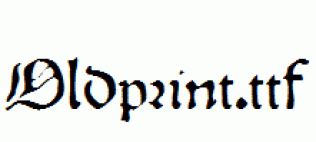 Oldprint.ttf