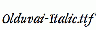 Olduvai-Italic.ttf