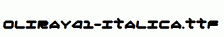Oliray41-Italica.ttf
