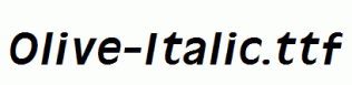 Olive-Italic.ttf