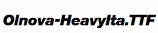 Olnova-HeavyIta.ttf