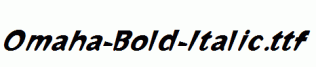 Omaha-Bold-Italic.ttf