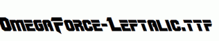 OmegaForce-Leftalic.ttf