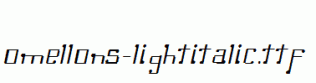 Omellons-LightItalic.ttf